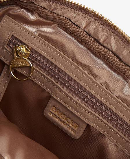 Sloane Quilted Crossbody Bag Camel