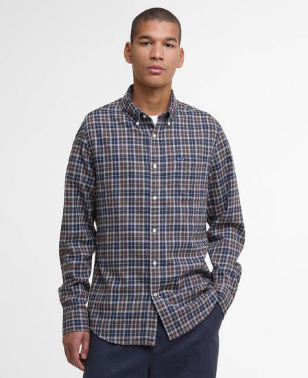 Camicia Lanark a maniche lunghe dalla vestibilità leggermente aderente Midnight Oak Tartan Camicia Lanark a maniche lunghe dalla vestibilità leggermente aderente Midnight Oak Tartan