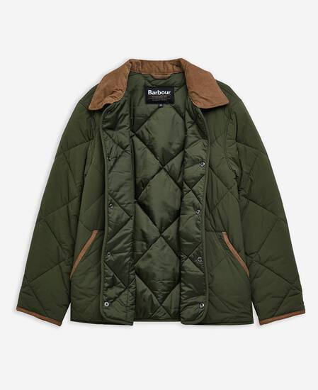 Giacca trapuntata Modified Short Liddesdale Olive