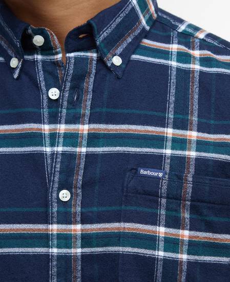 Ronan Tailored Long-Sleeved Shirt Inky Blue Ronan Tailored Long-Sleeved Shirt Inky Blue