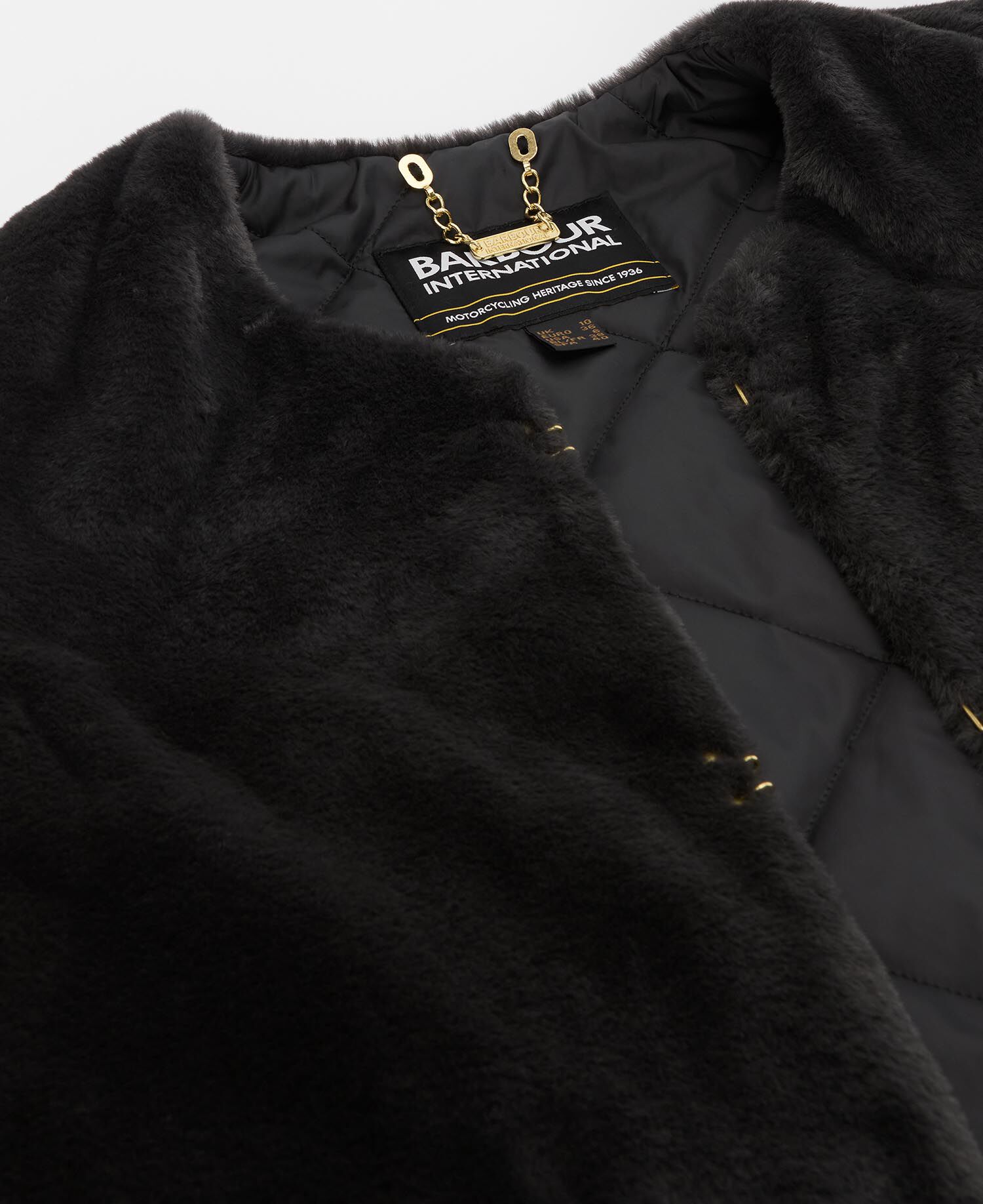 Mialn Fur Gilet Black