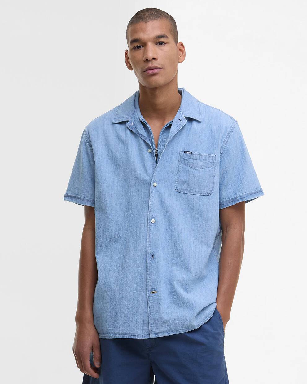 Hemd Gipton Denim Short-Sleeved