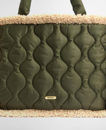 Borsa tote trapuntata Marnie Olive