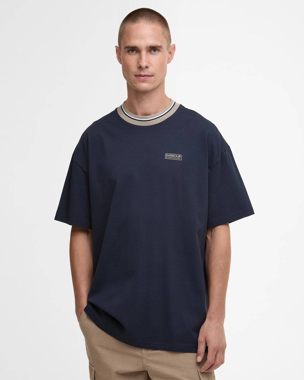 T-shirt Taley con bordature a contrasto