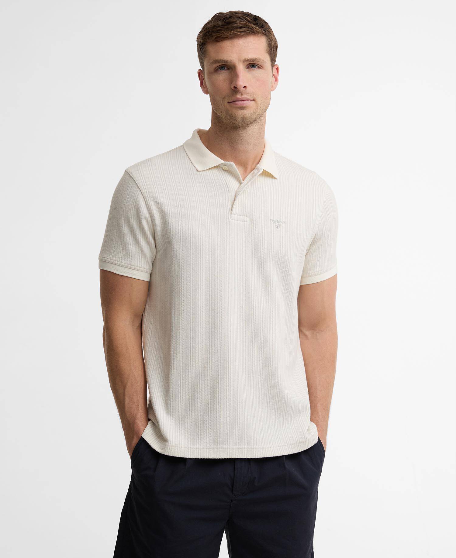 Harworth Tailored Polo Shirt Whisper White image number 0