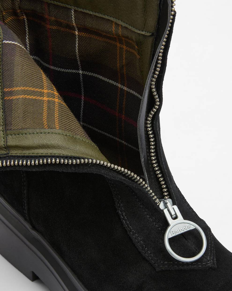 Imelda Zip-Front Ankle Boots