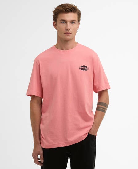 T-Shirt Wilmslow Graphic Burnt Coral