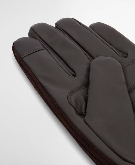 Nelson Leather Gloves Brown