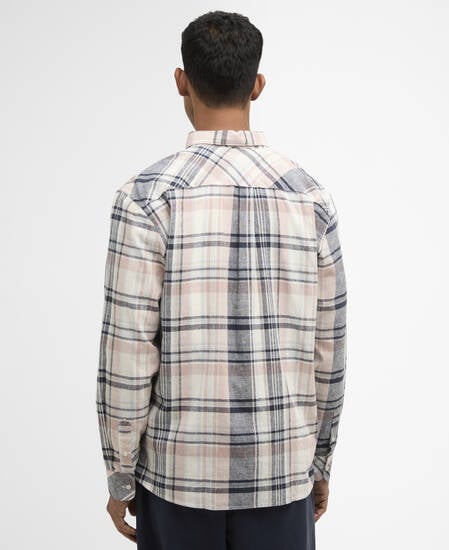 Camicia a maniche lunghe Holwick a quadri con vestibilit&agrave; comoda Navy