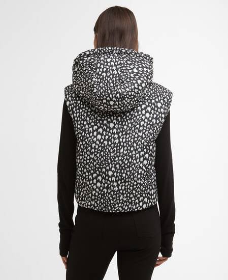 Weste Calista Printed Snow Leopard