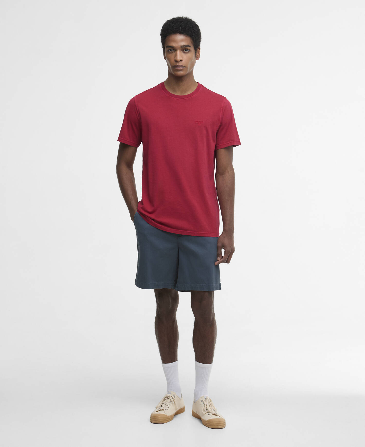 Bedford Cord Short Dusk Blue image number 0