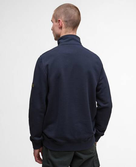 Outline Half-Zip Sweatshirt Dark Navy