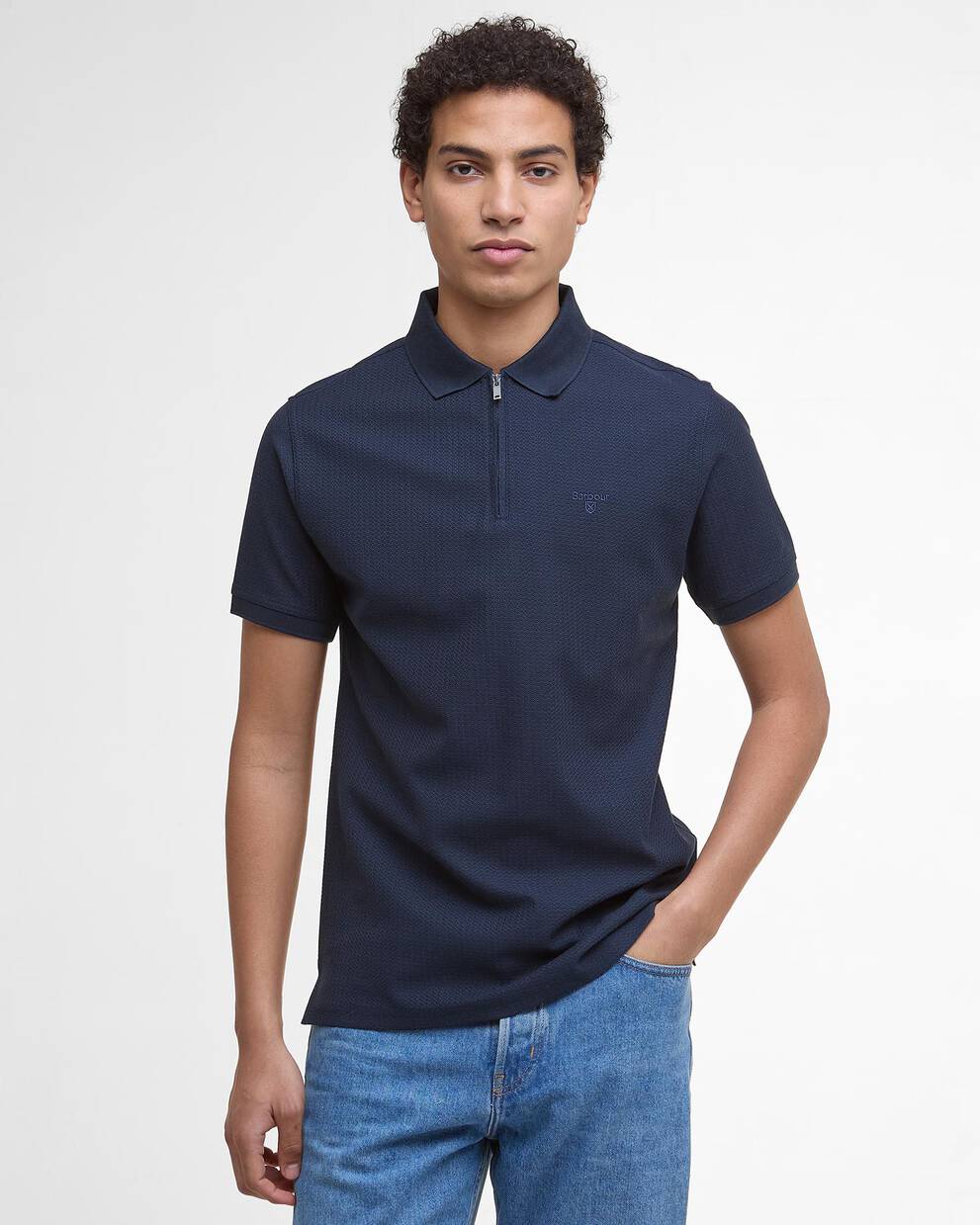 Backfield Tailored Short-Sleeved Polo Shirt