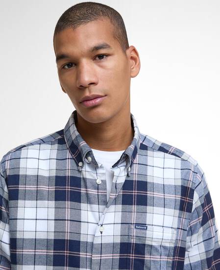 Fortrose Tailored Long-Sleeved Shirt Riverstone Tartan Fortrose Tailored Long-Sleeved Shirt Riverstone Tartan