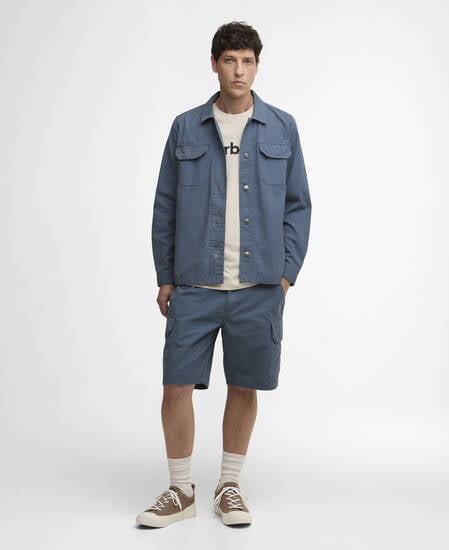 Draftmen Relaxed Cargo Short Dusk Blue
