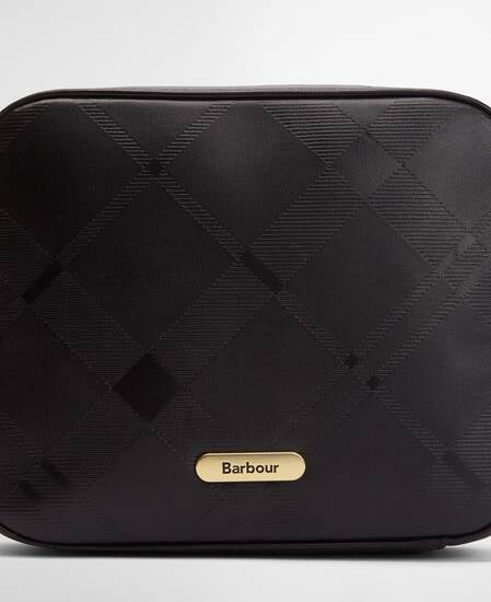 Ledertasche Daphne Crossbody Black/ Deboss Tartan