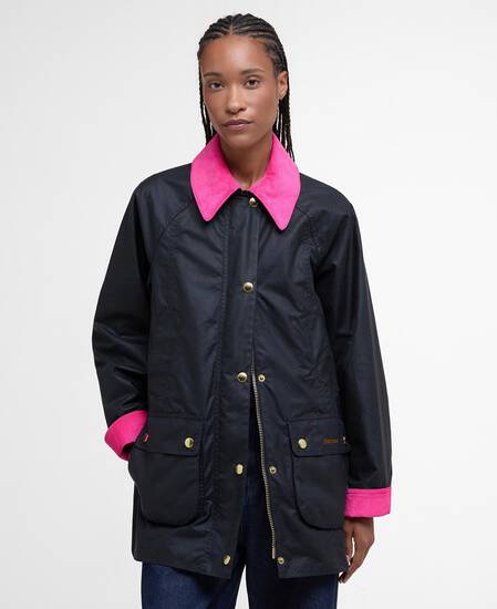 Wachsjacke Icons Modern Beadnell Navy/Classic