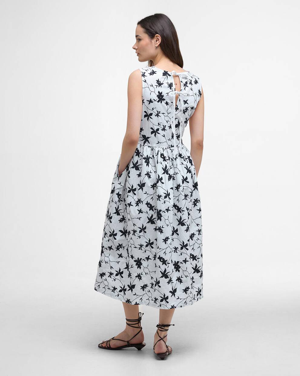 Elina Printed Midi Dress