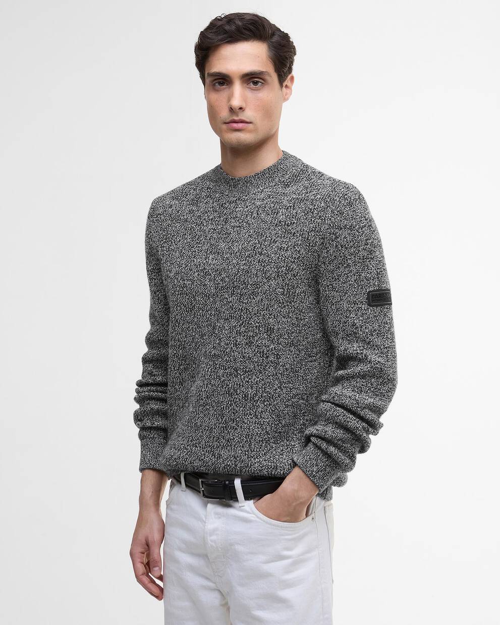 Declan Yarn Twist Crew Neck Jumper