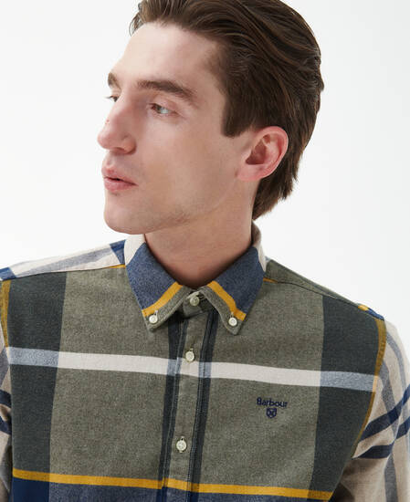 Iceloch Tailored Long-Sleeved Shirt Forest Mist