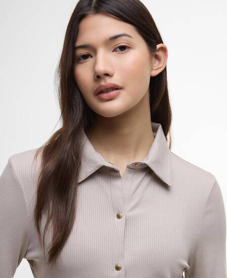 Langarmshirt Chloe Ribbed Oat