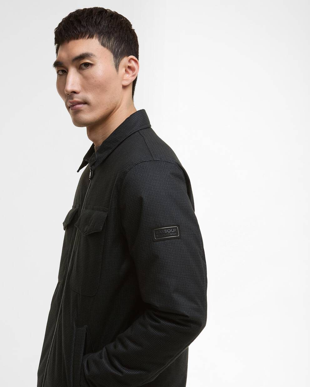 Check Distill Quilted Jacket