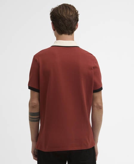 Howall Short-Sleeved Polo Shirt Burnt Henna