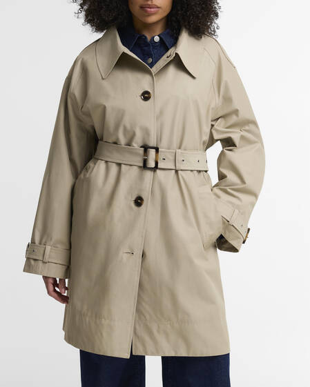 Maia Plus-Size Showerproof Jacket Light Sand