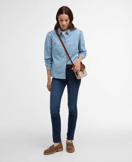 Zaria Long-Sleeved Shirt Chambray