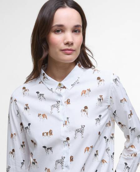 Camicia Safari Dog Print