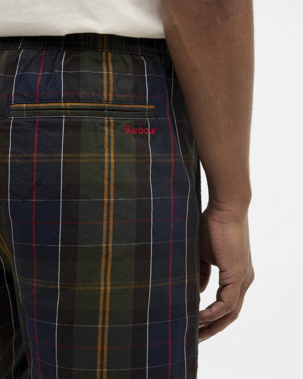 Shorts in tartan con vestibilit&agrave; comoda