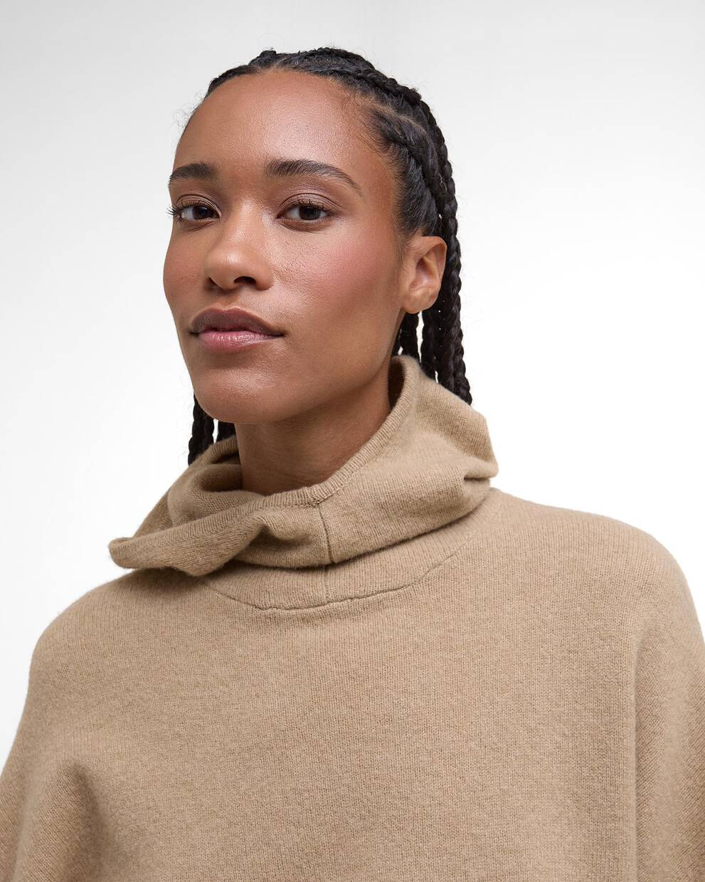 Evette Oversized Knitted Hoodie