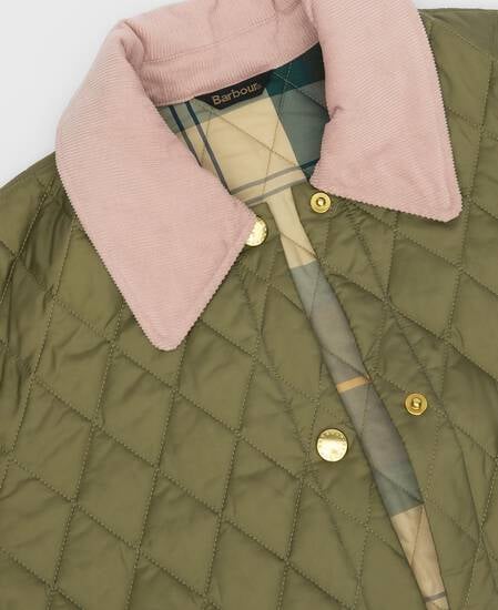 Giacca trapuntata Modern Liddesdale Icons Bleached Olive/Ancient/Gardenia