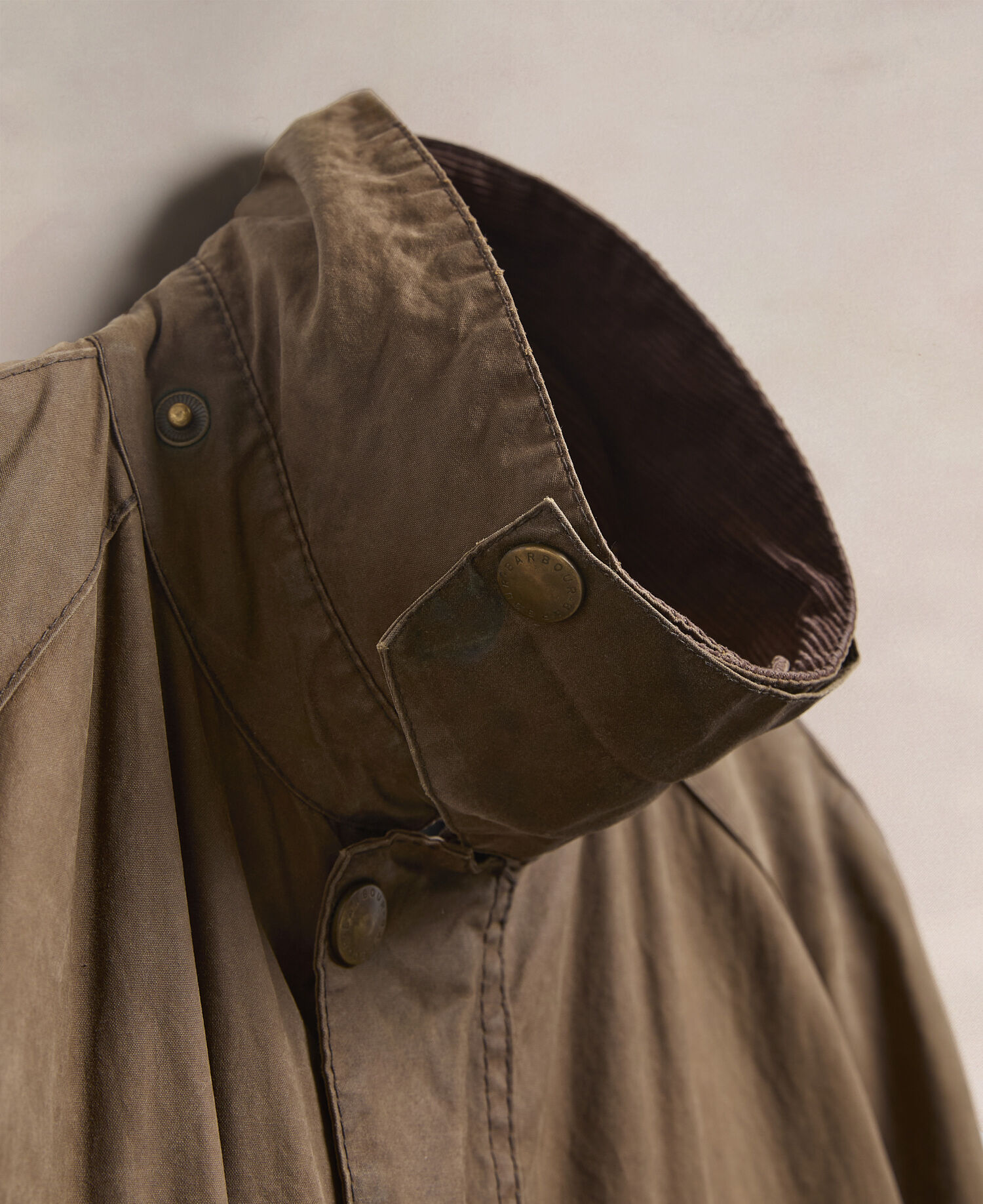 Barbour Re-Loved Men's Ashby Waxed Jacket - Size XL Olive