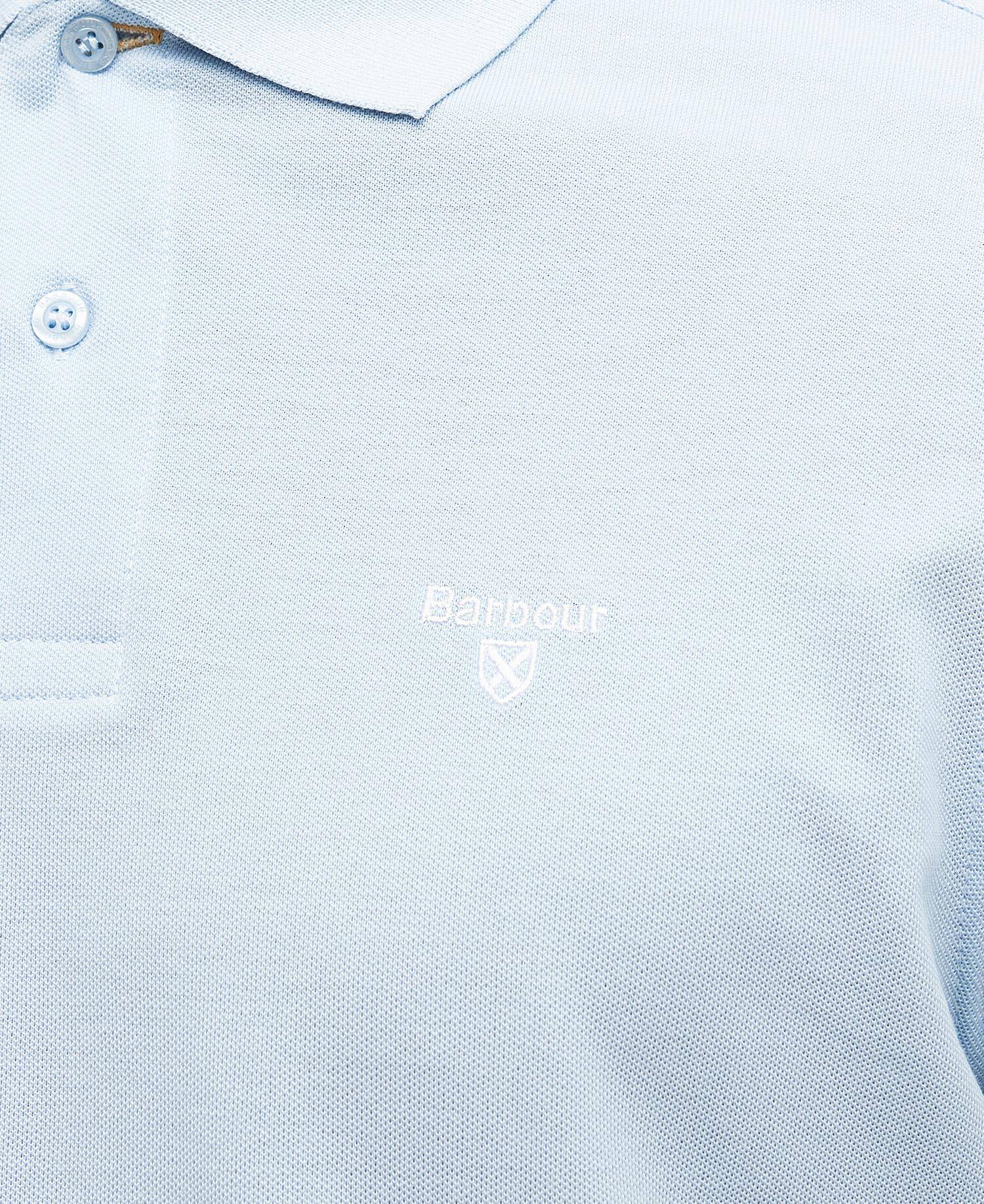 Lightweight Sports Short-Sleeved Polo Shirt Chambray Blue image number 4