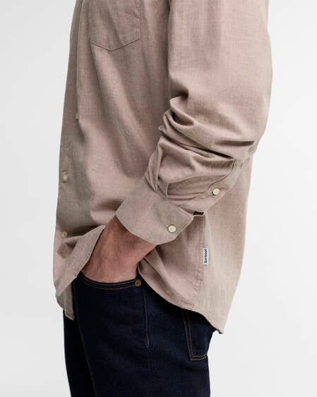 Hemd Aukside Regular Stone Marl