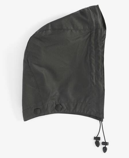 Waxed Cotton Hood Classic Grey