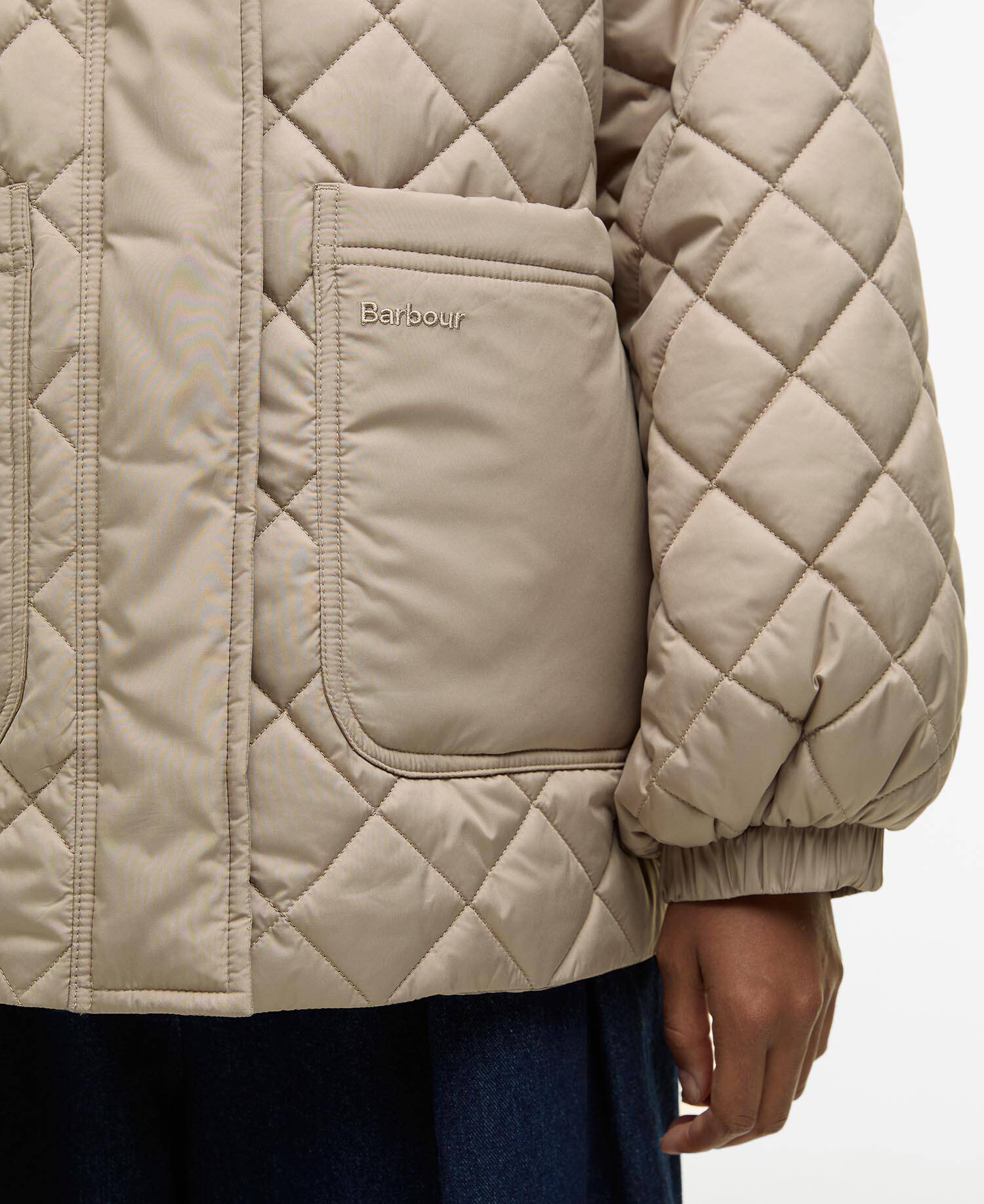 Laoise Quilted Jacket Honey/Ancient Poplar image number 5
