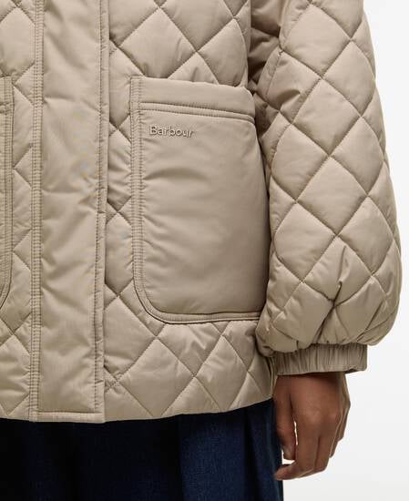 Laoise Quilted Jacket Honey/Ancient Poplar