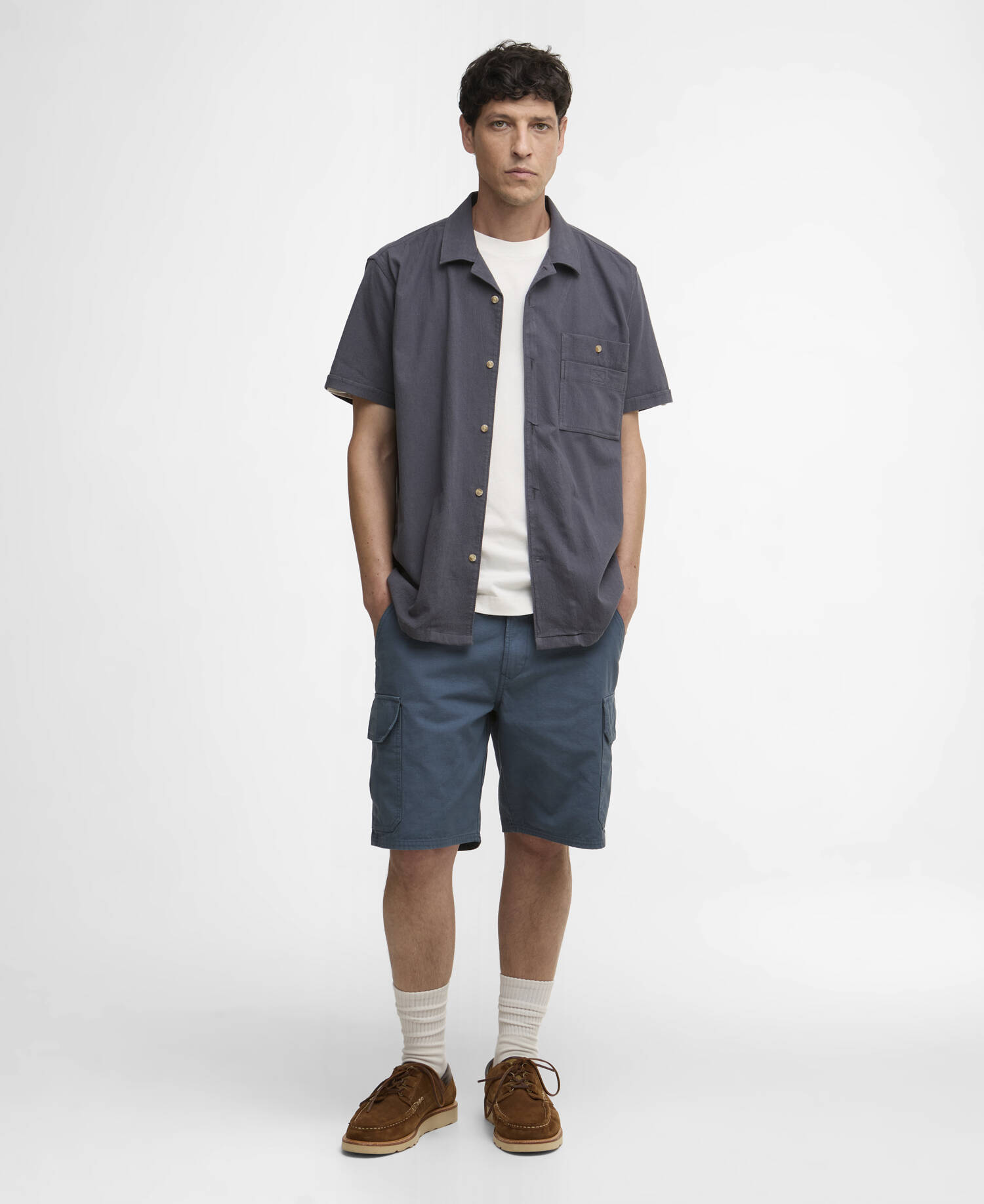 Riddell Crepe Relaxed Shirt Asphalt image number 1
