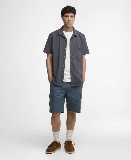 Camicia Riddell in cr&ecirc;pe dalla vestibilit&agrave; morbida Asphalt