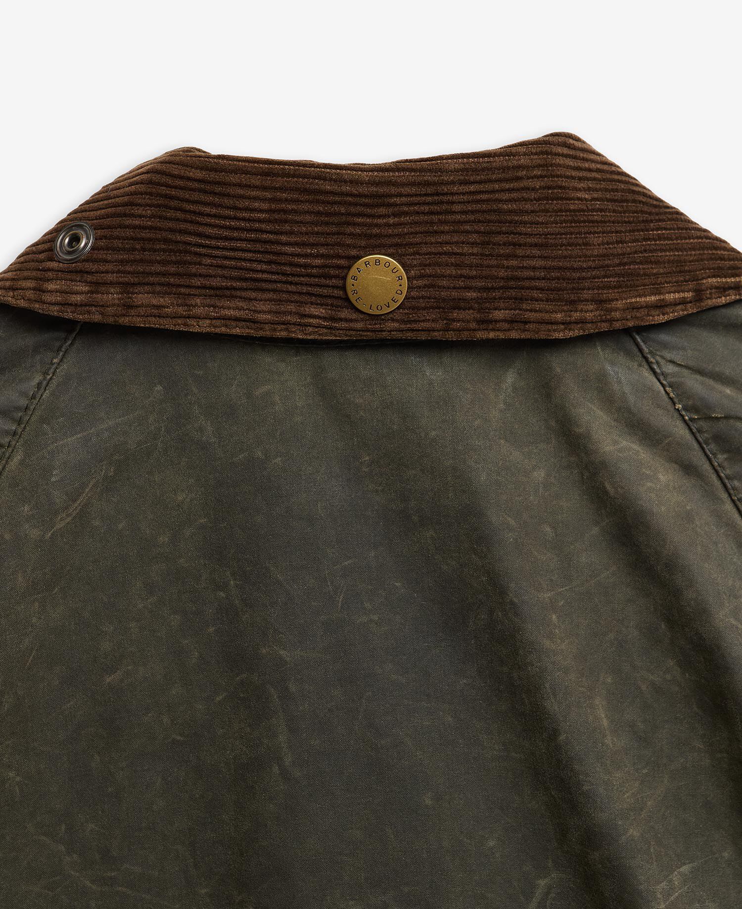 Barbour Re-Loved Beaufort Waxed Jacket - Size 36 Sage