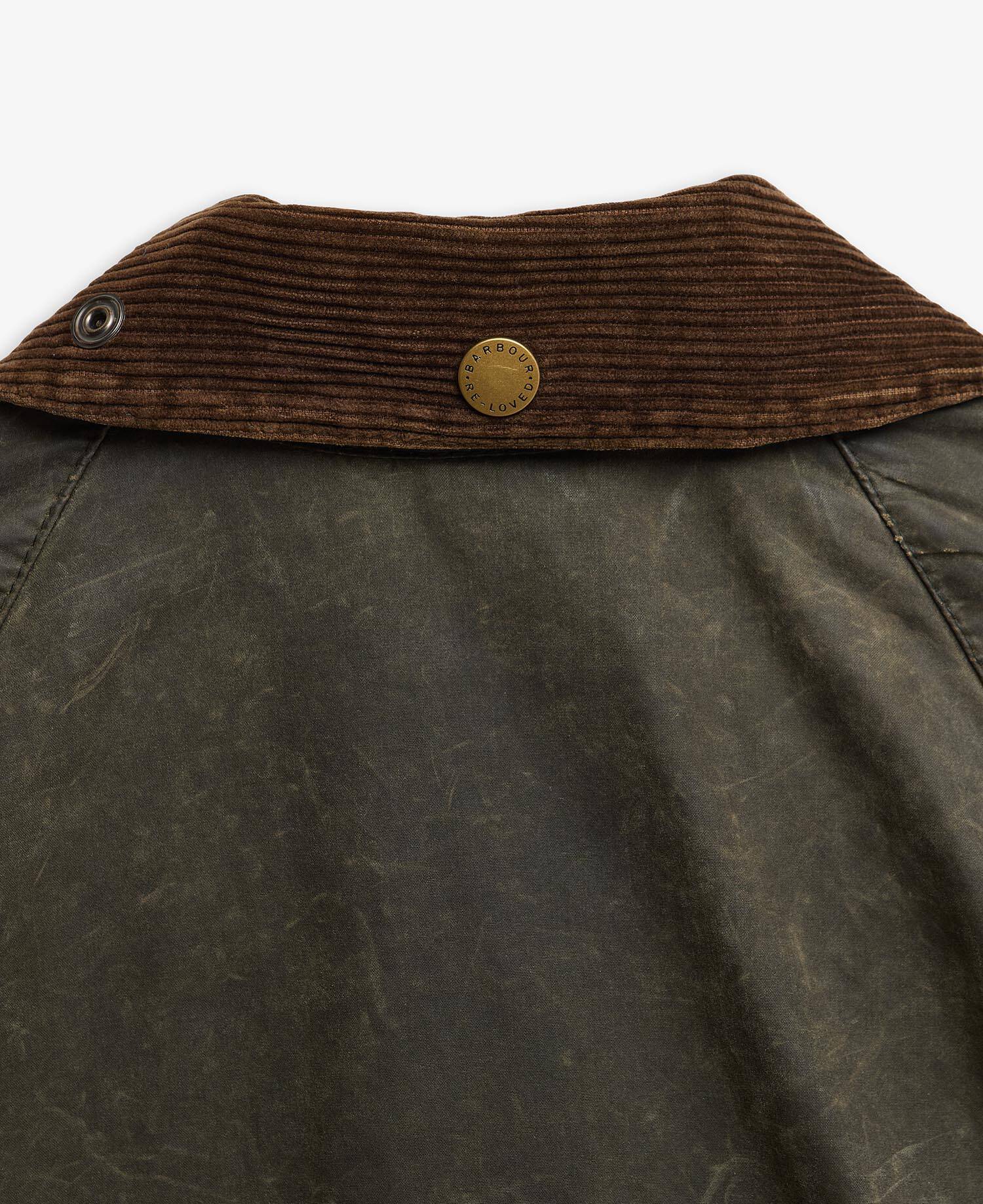 Barbour Re-Loved Beaufort Waxed Jacket - Size 36 Sage image number 6