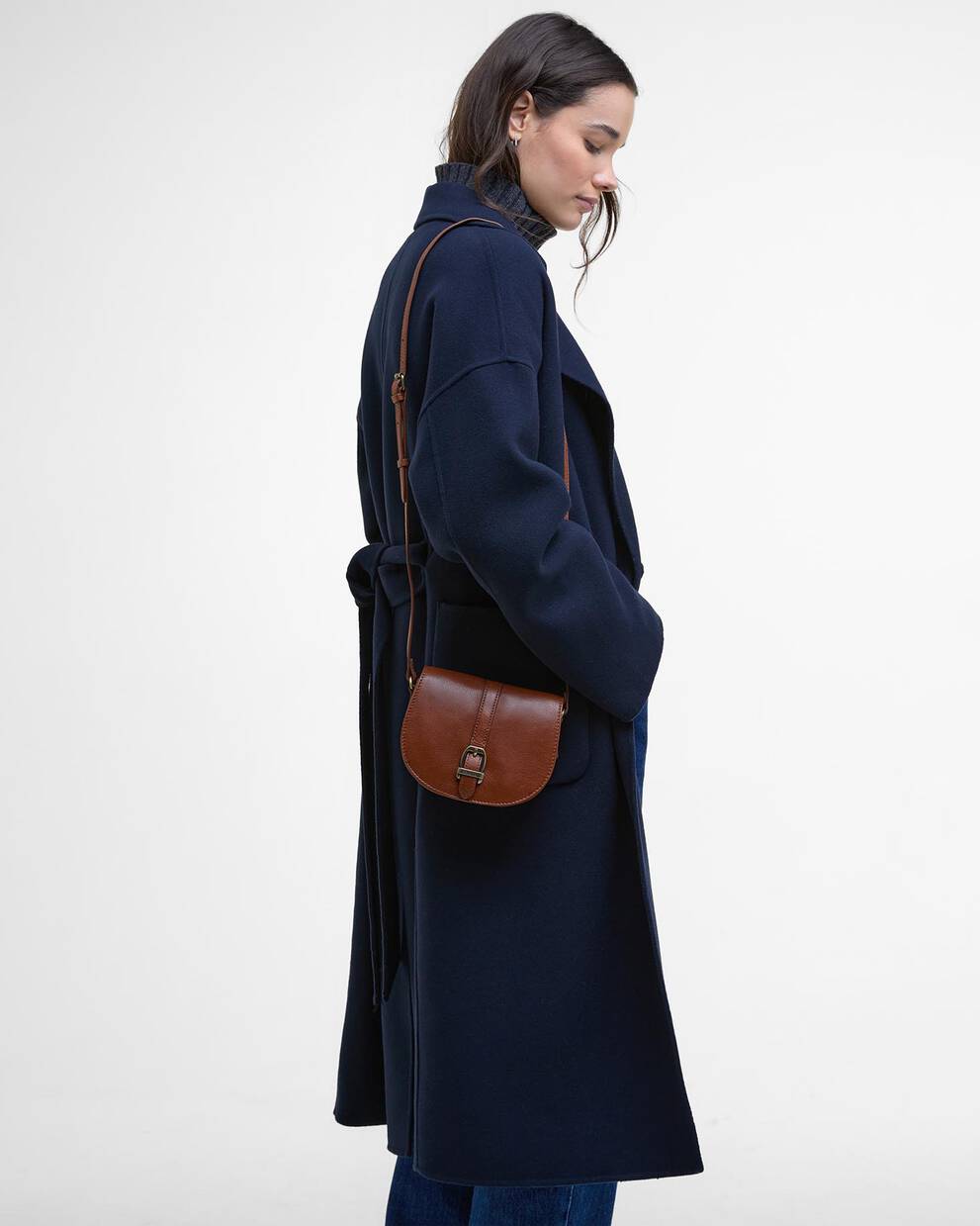 Laire Leather Saddle Bag