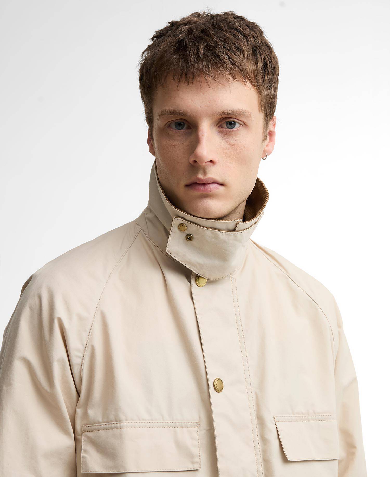 Giacca casual Bedale Sugarlump Paul Smith Loves Barbour Oatmeal image number 4