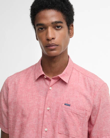 Nelson Regular Short-Sleeved Shirt Red