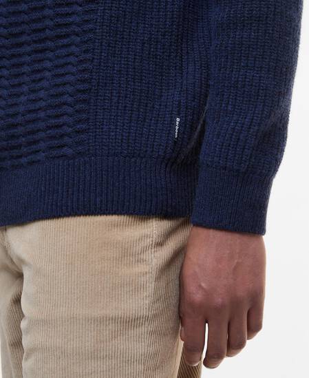 Cleveland Crew Neck Jumper Navy