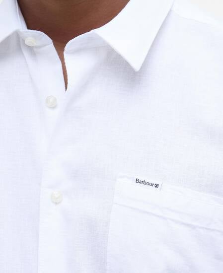 Nelson Regular Short-Sleeved Shirt Classic White