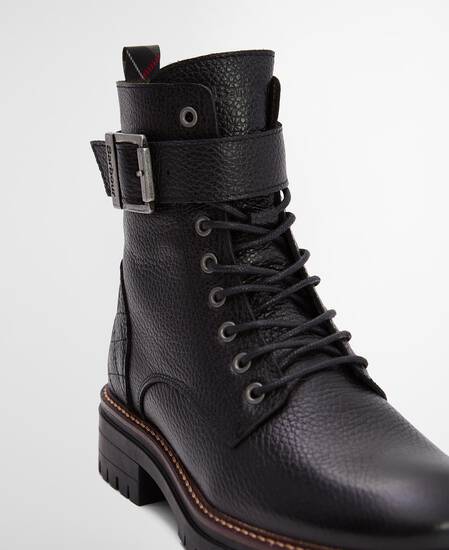 Heidi Commando Boots Black