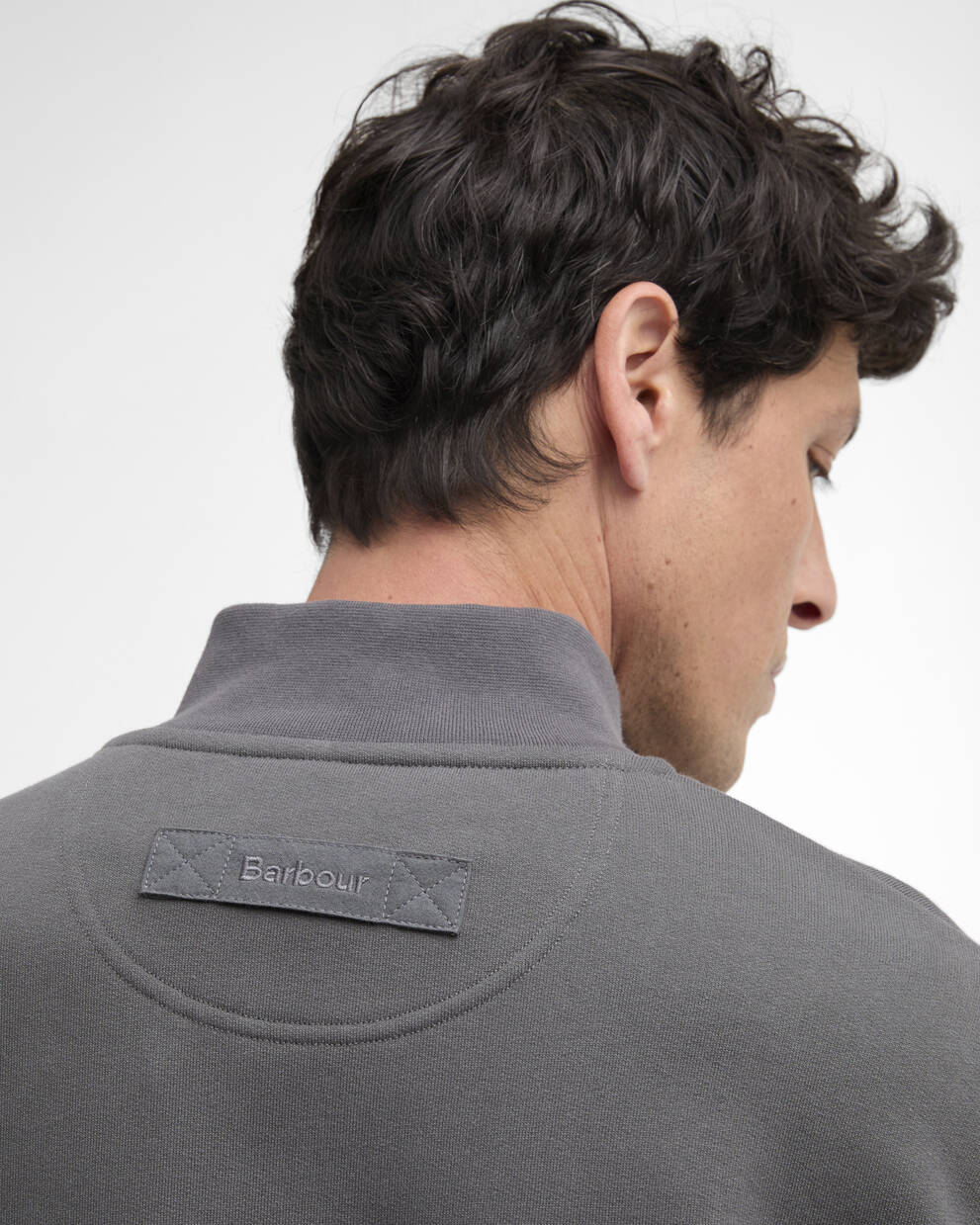 Maglione con zip corta dalla vestibilit&agrave; comoda Galloway